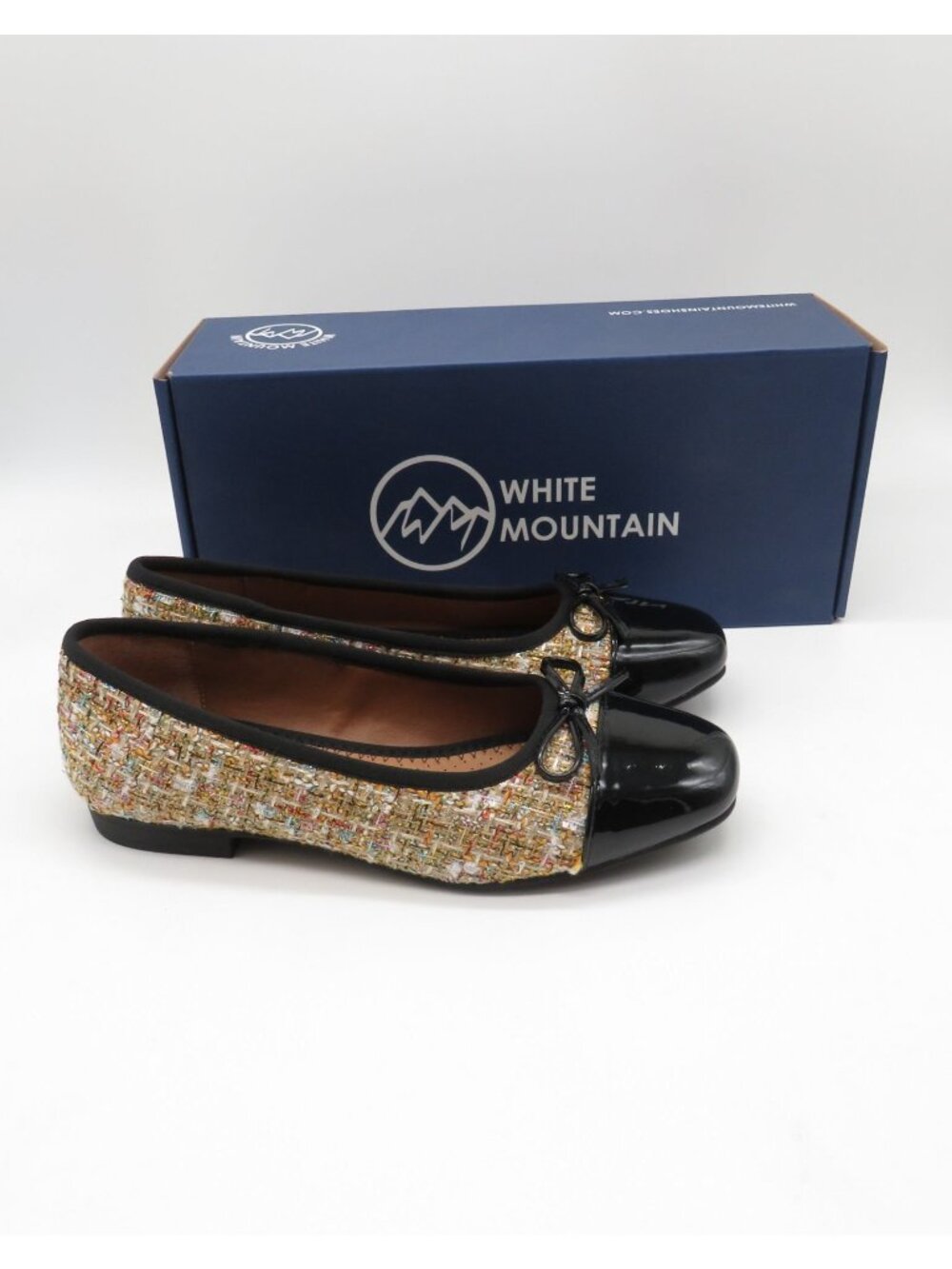 White Mountain Bocci Multi Color Shoe Flat Size 6 NEW